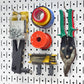 Bracket kit - 71 piece assortment of brackets for tool wall organization