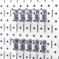 1" Plastic Hook Bracket [10 pack] Model 119