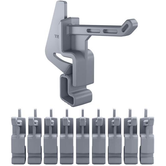 1.5" Plastic Hook Bracket [10 pack] Model 119